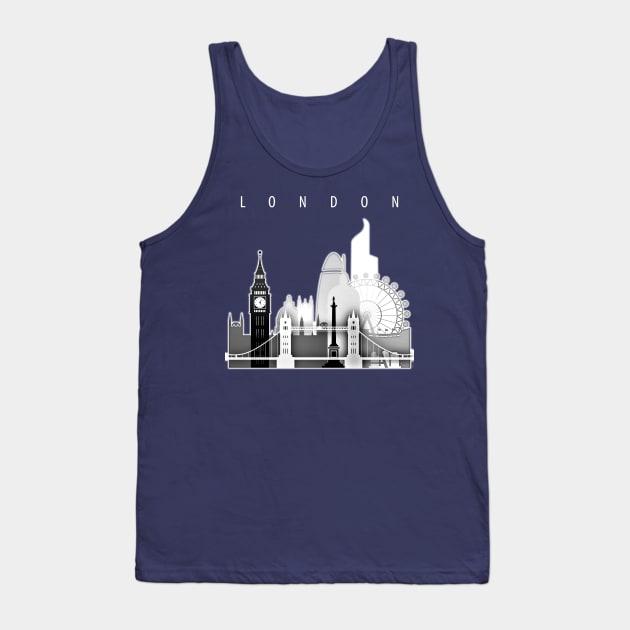 London skyline Tank Top by DimDom